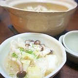 キャベツ消費に☆餃子入り中華スープ煮